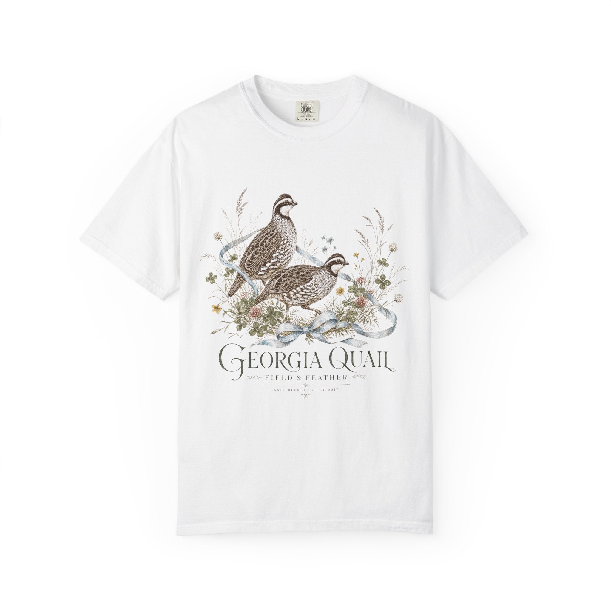 Georgia Quail Field & Feather Tee