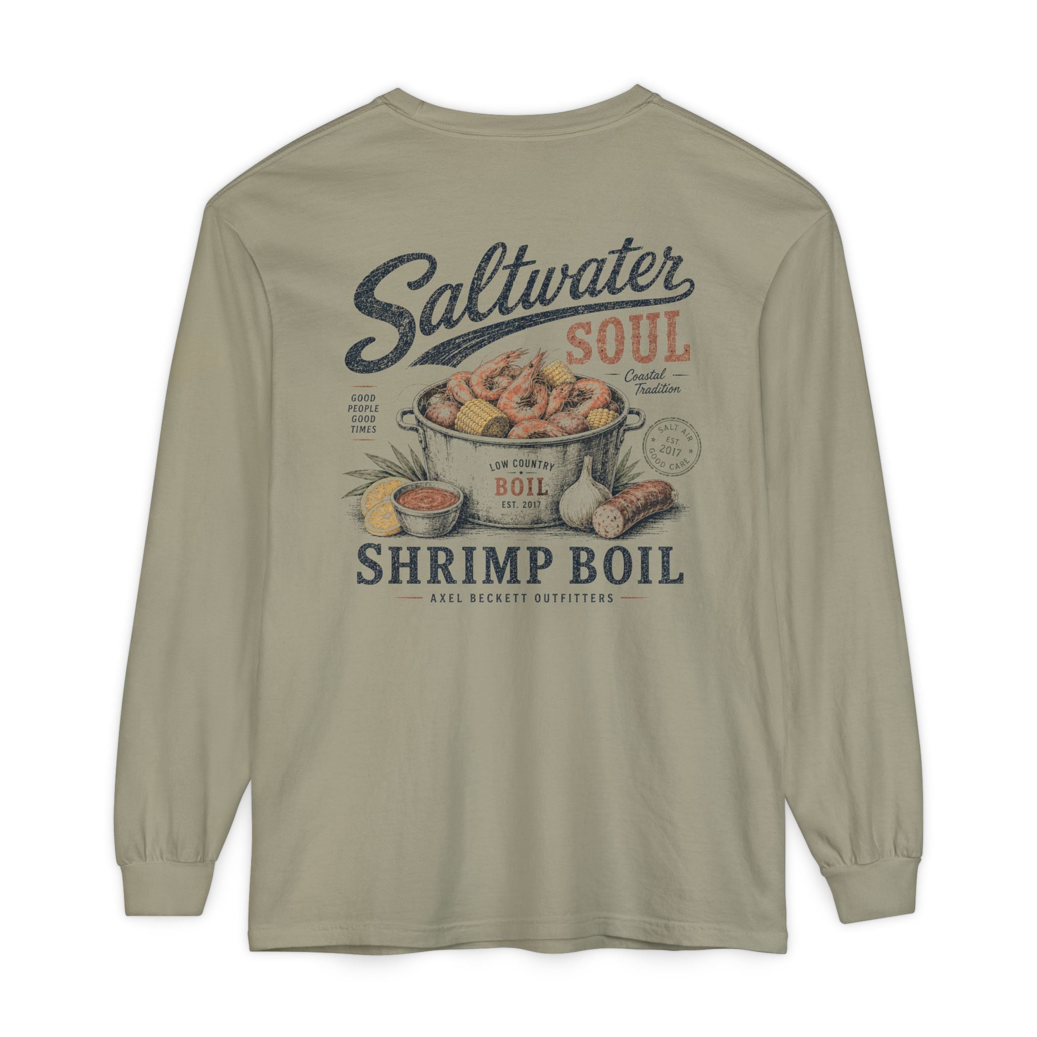 Saltwater Soul Shrimp Boil Long Sleeve Tee