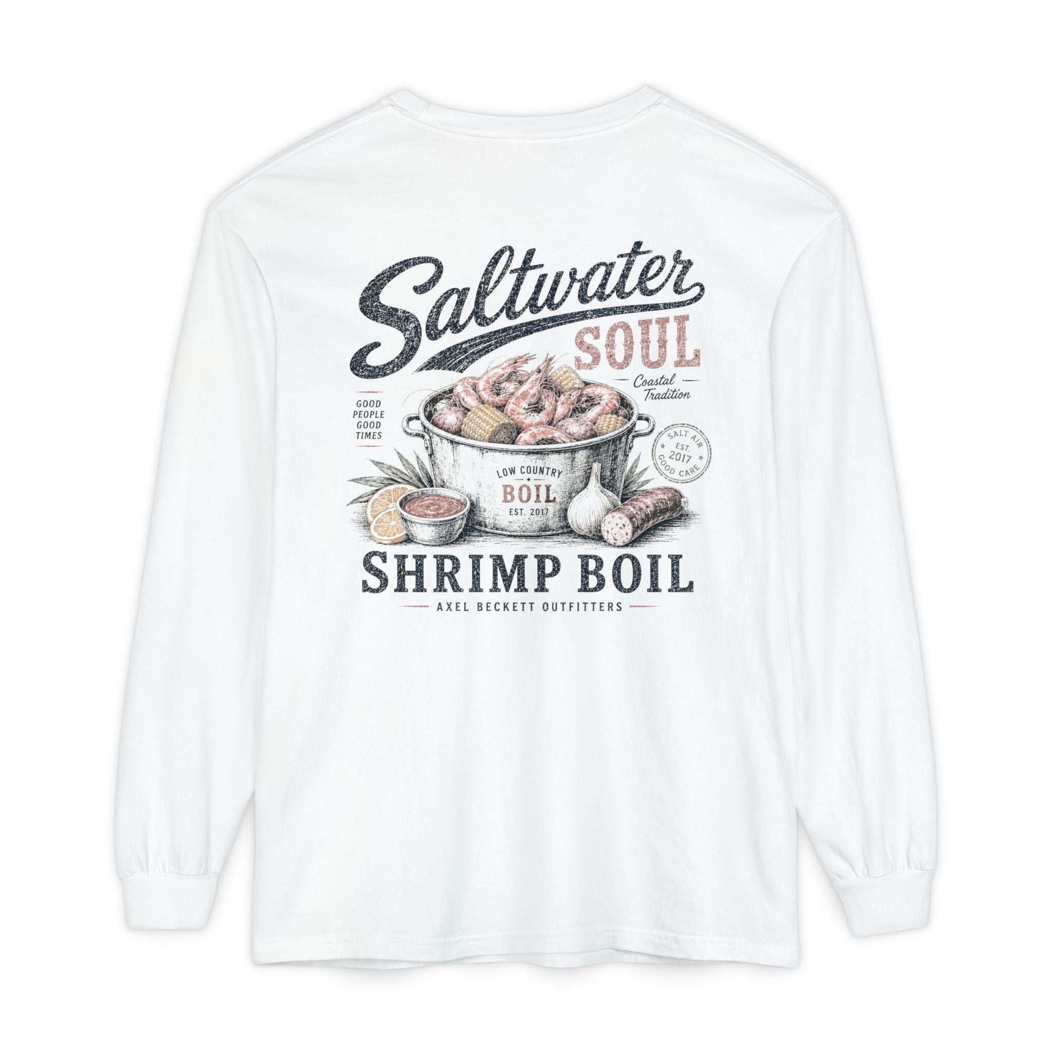 Saltwater Soul Shrimp Boil Long Sleeve Tee