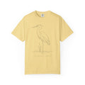 Great Blue Heron Line Art Tee