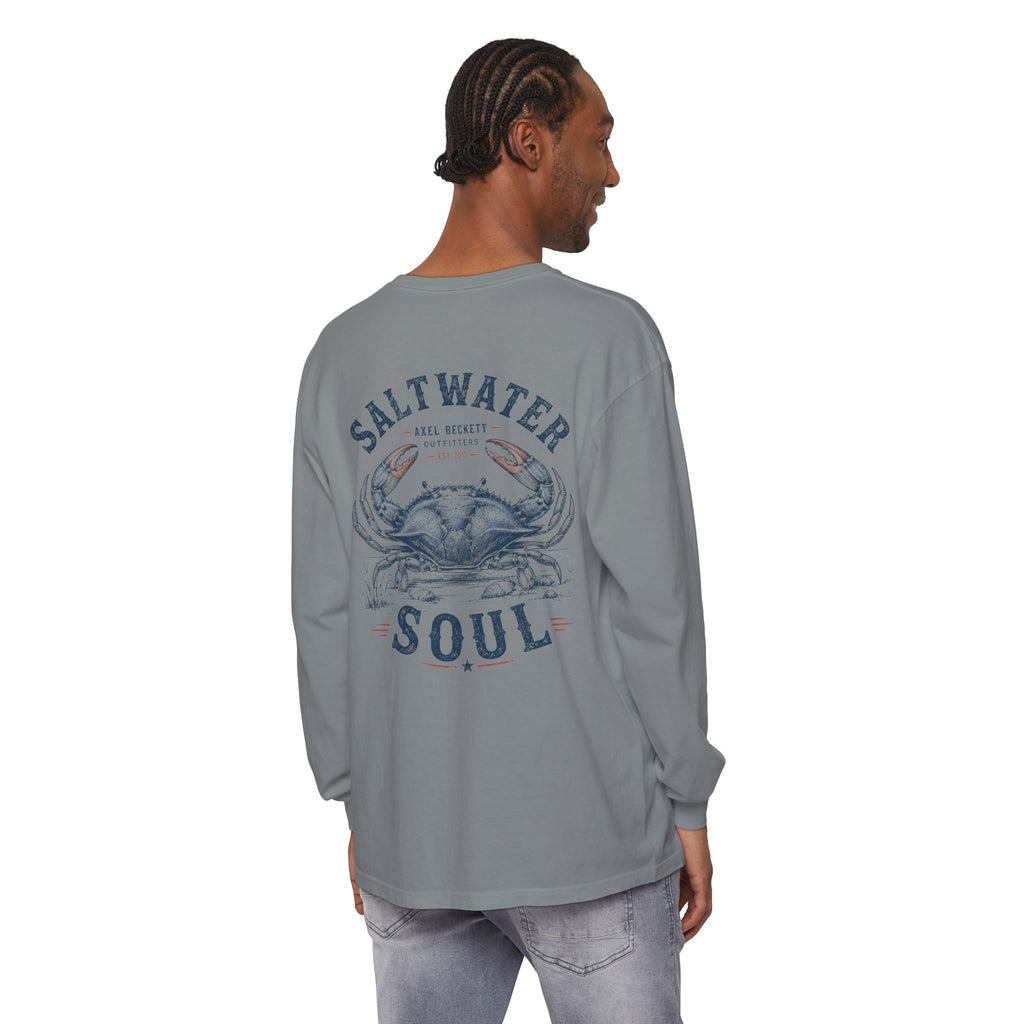 Saltwater Soul Blue Crab Long Sleeve Tee