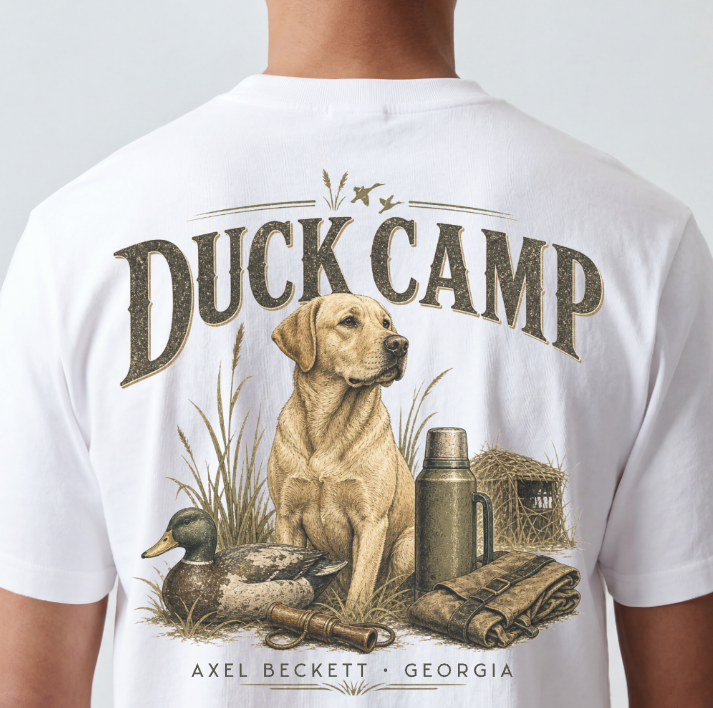 Duck Camp Retriever Hunting Tee