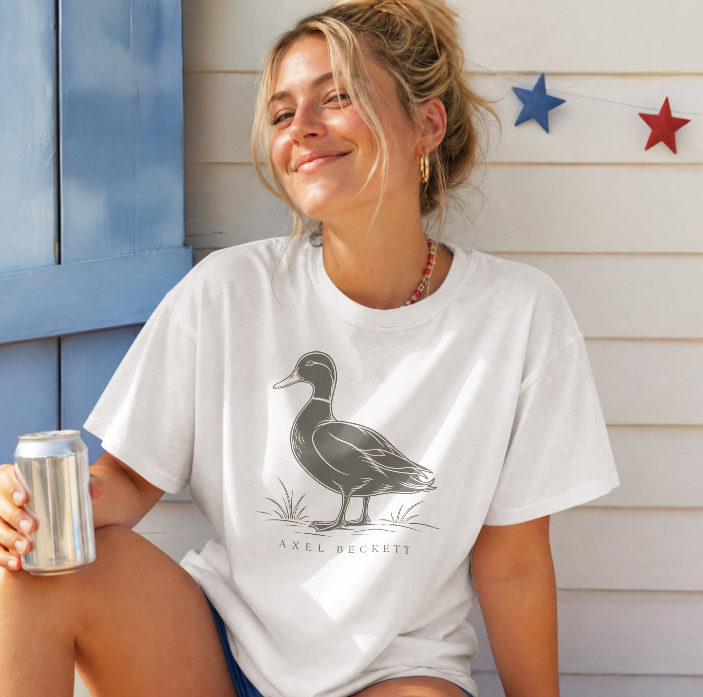 Mallard Line Art Tee