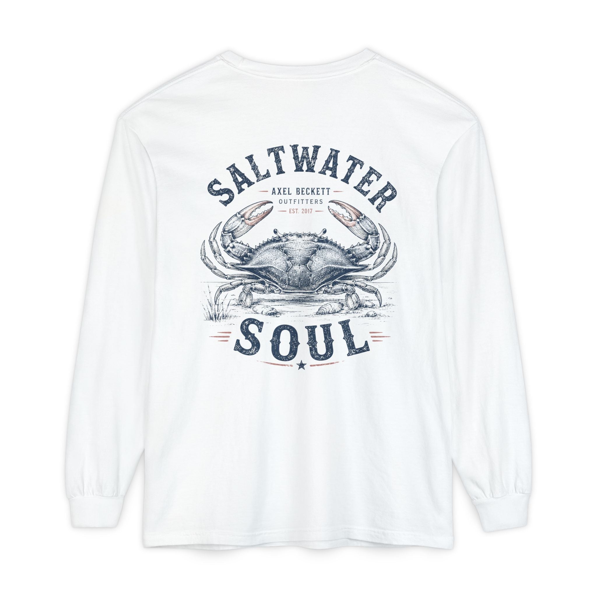 Saltwater Soul Blue Crab Long Sleeve Tee