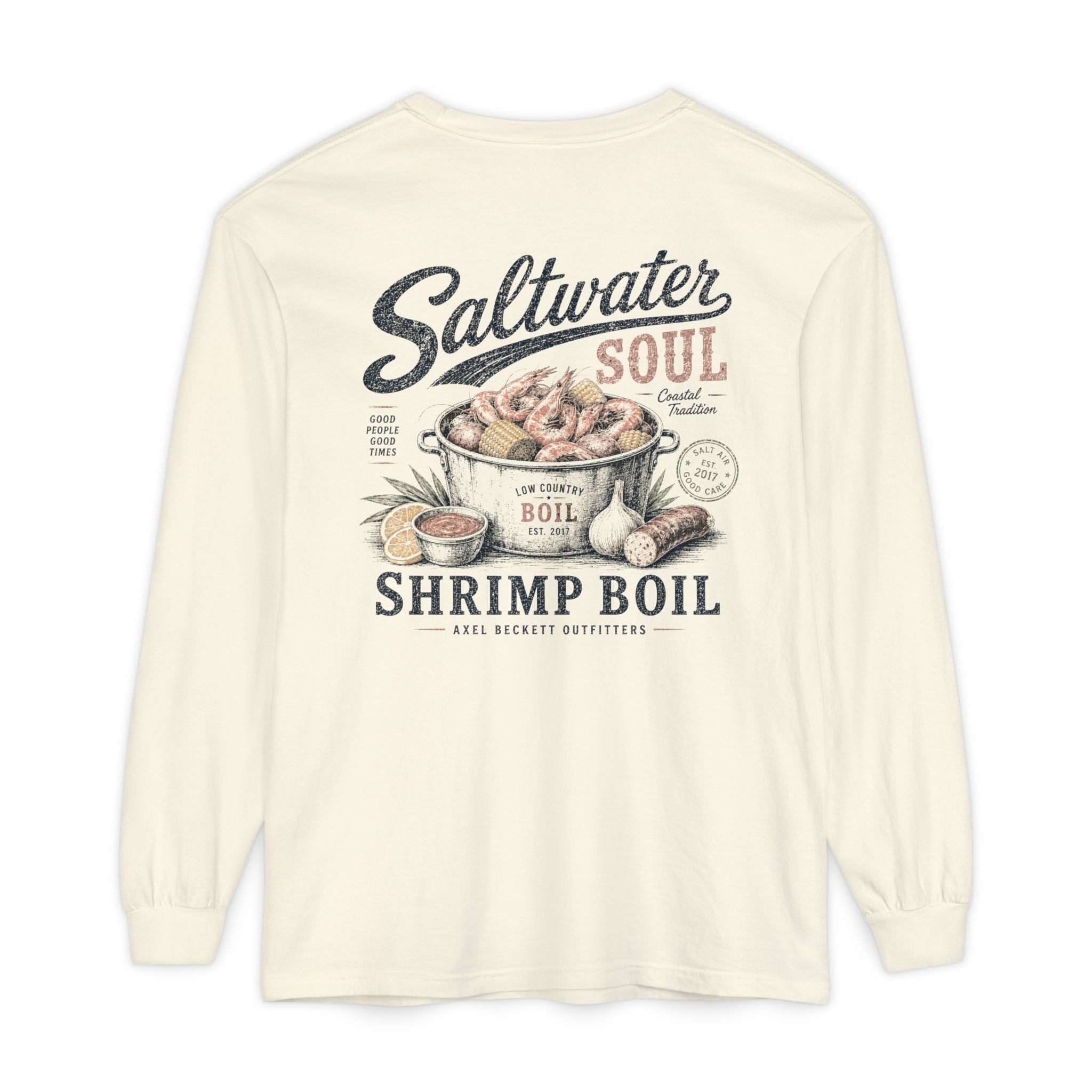 Saltwater Soul Shrimp Boil Long Sleeve Tee