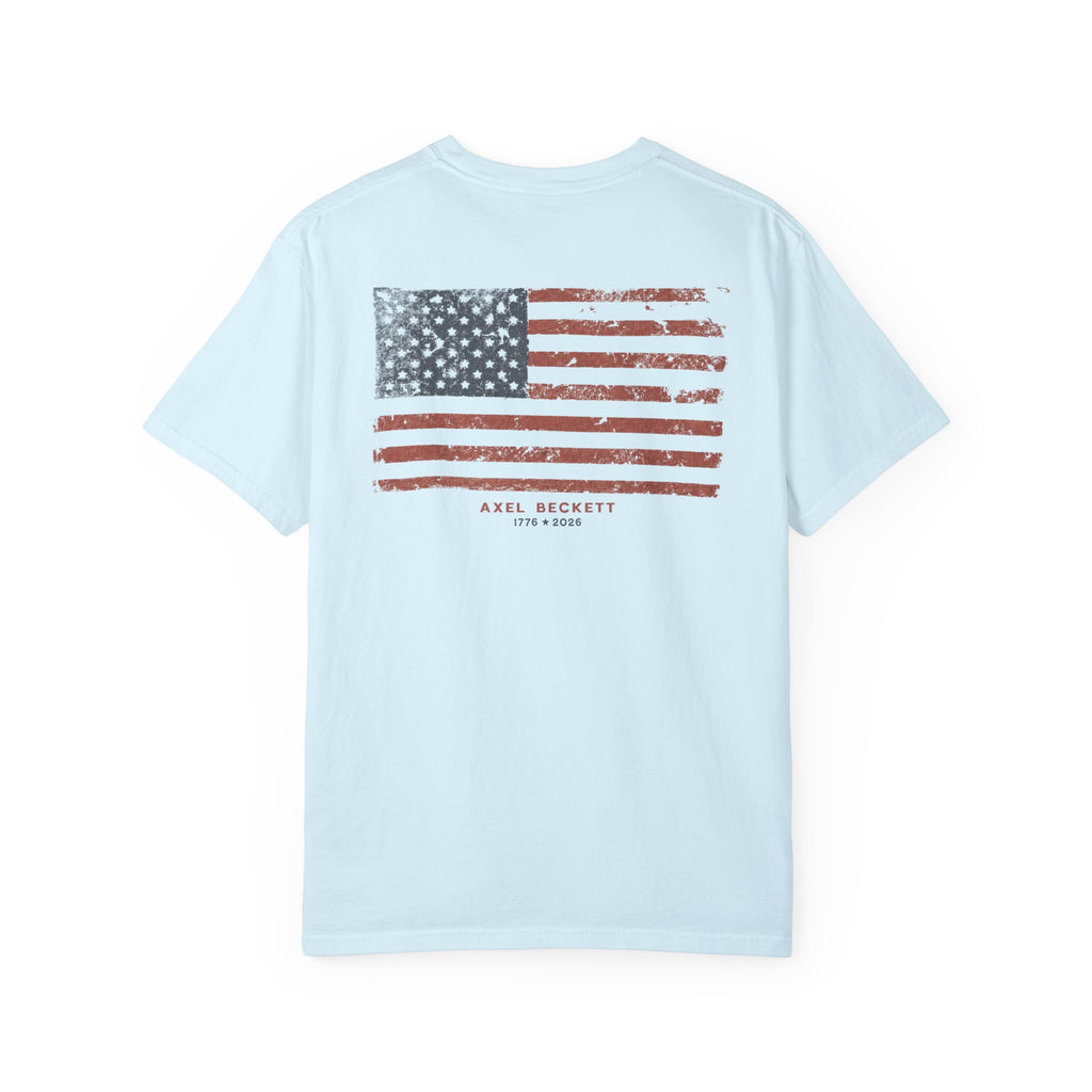 Distressed American Flag Tee