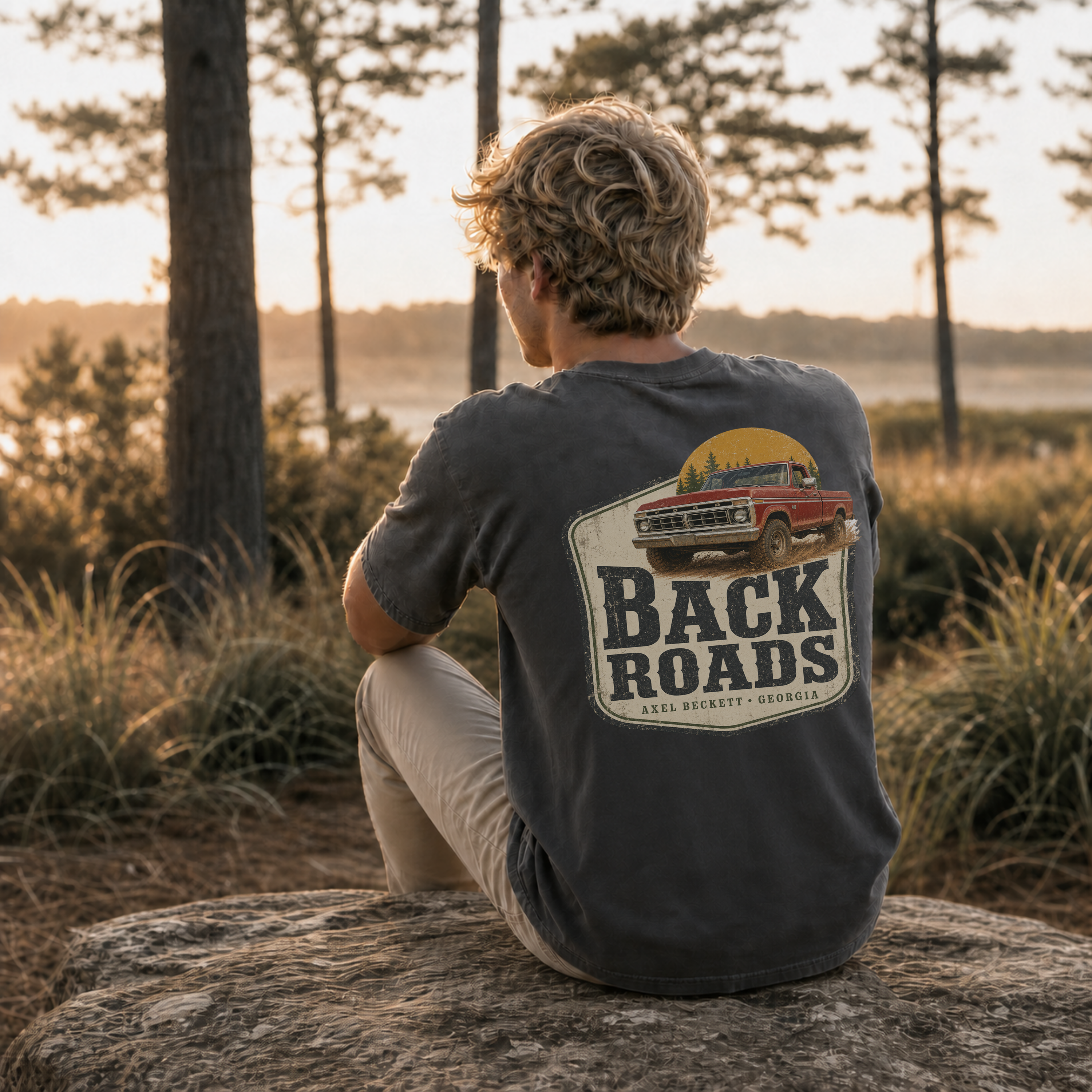 Back Roads Vintage Truck T-Shirt