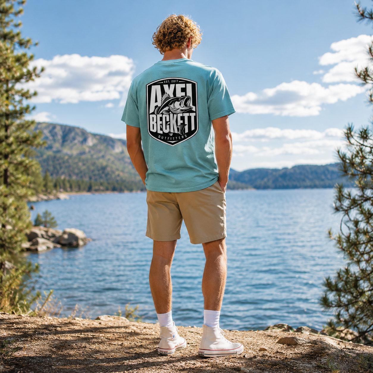 Badge Bass Tee - Axel Beckett Outfitters