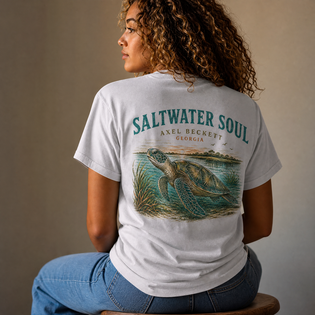 Saltwater Soul Sea Turtle Tee
